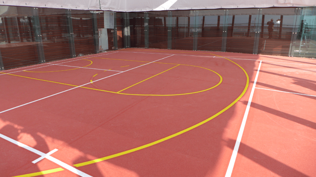 Case Study London Rooftop Basketball Court Rec Coatings