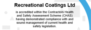 Recreational Coatings CHAS Certificate